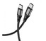 Кабель Hoco X50 Type-C/Type-C 1m 5A Black