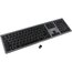 Клавиатура Gembird KBW-1 USB 109 клавиш , бесшумная, радио