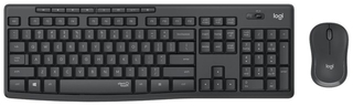 Клавиатура + мышь Logitech MK295 Silent Wireless Combo черный USB