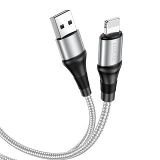 Кабель Hoco X50 Lightning 2.4A 1m  Grey