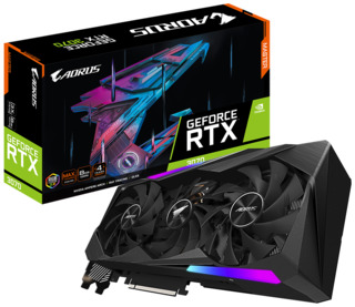 Видеокарта Gigabyte PCI-E 4.0 GV-N3070AORUS M-8GD 2.0 LHR NVIDIA GeForce RTX 3070 8192Mb 256 GDDR6 1845/14000 HDMIx3 DPx3 HDCP Ret