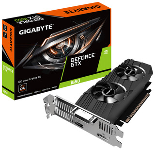 Видеокарта Gigabyte PCI-E GV-N1650OC-4GL NVIDIA GeForce GTX 1650 4096Mb 128 GDDR5 1665/8002 DVIx1 HDMIx1 DPx1 HDCP Ret