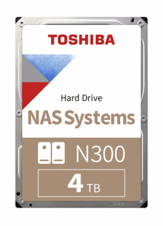 Жесткий диск Toshiba SATA-III 4Tb HDWG440UZSVA NAS N300 7200rpm 256Мб 3.5"