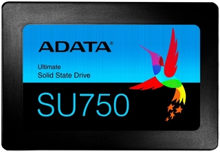 Накопитель SSD SATA 512Gb A-Data ASU750SS-512GT-C Ultimate SU750, 512GB, 2.5" 7mm, SATA3, 3D TLC, R/W 550/520MB/s, IOPs 75 000/65 000, TBW 400, DWPD 0