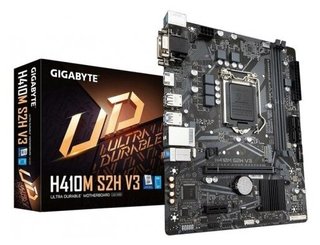 Материнская плата Gigabyte H410M S2H V3 Soc-1200 Intel H510 2xDDR4 mATX AC`97 8ch(7.1) GbLAN+VGA+HDMI