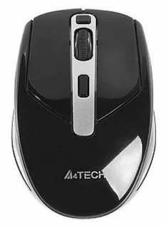 Мышь A4Tech G11-590FX черный/серебристый оптическая (2000dpi) беспроводная USB (5but)
