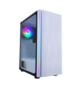 Корпус Formula CL-3302W RGB белый без БП ATX 2xUSB2.0 1xUSB3.0 audio bott PSU