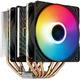 Вентилятор Deepcool NEPTWIN V3 Soc-AM4/1151/1200/1700 4-pin 15-27dB Al+Cu 220W 1039gr LED Ret