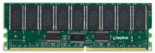 Память DDR 1024Mb pc3200, 400MHz, REG Kingstone KVR400S4R3A/1024 (подходит для AMD)