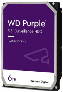 Жесткий диск WD Original SATA-III 6Tb WD63PURZ Video Purple (5400rpm) 64Mb 3.5"