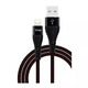 Кабель TFN Lightning, FORZA 1m  black (TFN-CFZLIGUSB1MBK)