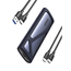 Внешний бокс UGREEN CM559 (15511) M.2 NVMe SSD Enclosure 10Gbps с кабелем USB-C к USB-C и USB-C к USB-A. Цвет: серый космос