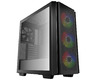 Корпус Deepcool CG560 черный без БП ATX 2x120mm 1x140mm 2xUSB3.0 audio bott PSU