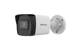Видеокамера уличная IP Hikvision HiWatch DS-I400(D) 2.8-2.8мм цветная корп.:белый