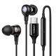 Гарнитура UGREEN EP103 (30638) In-Ear Earphones with Type-C Connector.  Цвет: черный
