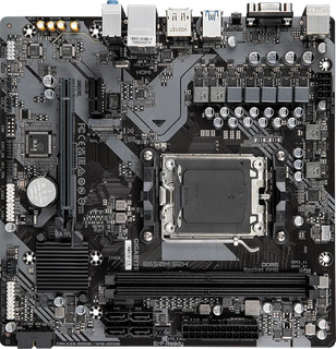 Материнская плата Gigabyte B650M S2H SocketAM5 AMD B650 2xDDR5 mATX AC`97 8ch(7.1) GbLAN RAID+VGA+HDMI+DP