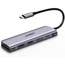 Хаб UGREEN CM195 (70411) USB-C to 2 Ports USB3.0-A Hub + HDMI + TF/SD with PD Power Supply.  Цвет: серый космос
