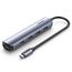 Хаб UGREEN CM417 (20197) USB-C to 4*USB 3.0+HDMI Adapter.  Цвет: серый