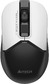 Беспроводная мышь A4 Fstyler FG12S Panda белый/черный оптическая (1200dpi) silent USB (3but)
