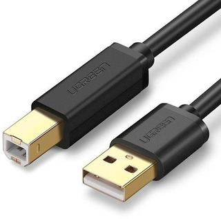 Кабель USB 2.0 UGREEN US135 (10352) AM/BM 3м черный