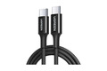 Кабель UGREEN L501 (65245) 60W USB-C to USB-C PD Fast Charging Braided Cable 3A Max. Длина: 2м. Цвет: черный
