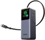 Внешний аккумулятор UGREEN PB726 (95670B) 165W Power Bank 20000mAh USB-C&USB-A с выдвижным кабелем (ССС). Цвет: серый космос
