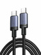 Кабель UGREEN L528 (65834) USB-C to USB-C PD Fast Charging Cable 100W Max. Длина: 3м. Цвет: серый космос