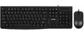 Комплект (Клавиатура+мышь) UGREEN MK003 (15217) черный USB Multimedia