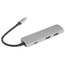 Хаб USB-C Satechi USB-C PD+2xUSB-A 3.2 Gen2 Multiport Adapter with HDMI 4K@60Hz Gray ST-P4SM