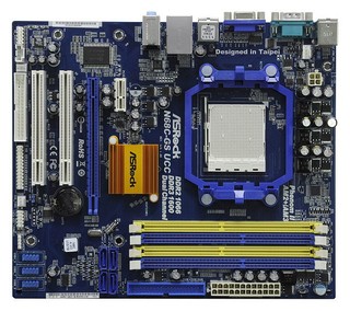 Материнская плата ASRock N68C-GS UCC Soc-AM3 GF7025-630 DDRII+DDRIII mATX AC'97 6ch LAN-Gbt +VGA