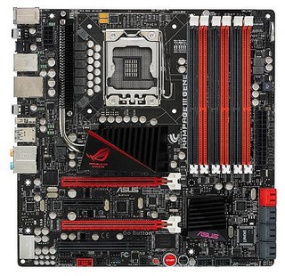Материнская плата Asus RAMPAGE III GENE Soc-1366 iX58 DDRIII mATX AC'97 10ch LAN-Gbt +RaiD +USB3.0