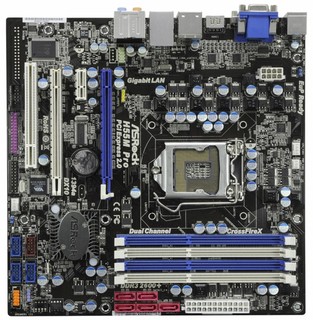 Материнская плата ASRock H55M PRO Soc-1156 iH55 DDRIII mATX  AC'97 8ch LAN-Gbt +1394