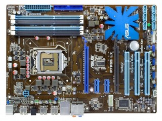 Материнская плата Asus P7P55 LX Soc-1156 iP55 DDRIII ATX SATA AC'97 8ch LAN-Gbt +RaiD