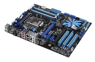 Материнская плата Asus P7P55D Soc-1156 iP55 DDRIII ATX SATA AC'97 8ch LAN-Gbt +1394 +RaiD