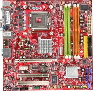 Материнская плата MSI G33M-FI s775 /iG33/ 4xDDR2,PCI-E,SATA RAID,SVGA/1394/mATX