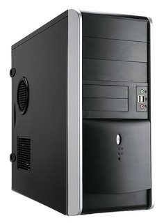 Корпус INWIN IW-EA-007BS Black-Silver 450W USB/Audio ATX