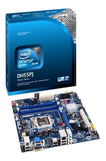 Мат.плата Intel Original DH55PJ Soc-1156 iH55 DDR3 mATX Audio 8ch+Gbe + DVI-D+VGA (bulk)