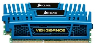 Память DDD3 8192Mb 1600MHz, Corsair 2x4GB,9-9-9-24,Veng,1.5V,Intel, i7,i5/Ph II CMZ8GX3M2A1600C9