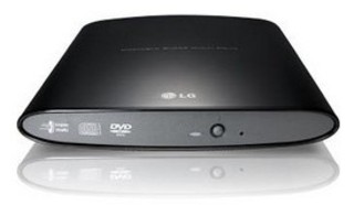 Привод  DVD+/-RW LG GP08NU6B ext slim Retail черный