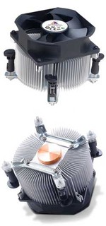 Вентилятор GlacialTech Igloo5063Cu PWM Soc775 /sleeve/клипсы/цв.кор