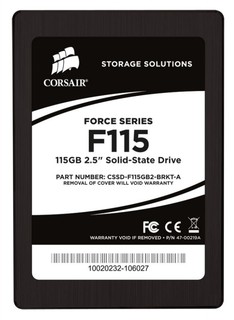 Флеш драйв Corsair 2.5" 115Gb Force 280MB/s R 270MB/s W, incl 2.5" to 3.5" CSSD-F115GB2-BRKT-A