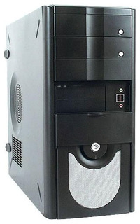 Корпус INWIN IW-C720BS Black-Silver 450W USB/Audio/Fan ATX