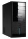Корпус LinkWorld 321-61 black/silver C2128 w/o PSU ATX USB Audio Fan AirDuct