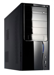 Корпус Texconn 3319 black w/o PSU ATX USB Audio 80*Fan Air duct