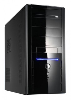 Корпус Texconn 3370A black w/o PSU ATX USB Audio 80*Fan Air duct