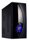 Корпус Texconn 3391 black w/o PSU ATX USB Audio 120*Fan blue led mesh front panel