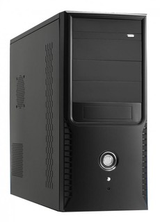 Корпус Texconn 6620 black/red w/o PSU ATX USB Audio 80*Fan Air duct