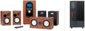 Колонки деревянные Genius SW-HF5.1 6000, 200 R.M.S., с пультом ДУ, cherry wood