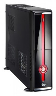 Неттоп iRU 120 AMD E-350/2Gb/320Gb/Radeon6310/DVD-RW/DVI/HDMI/W7-Str/black