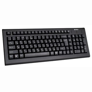 Клавиатура A4 KB-820 compact black PS/2
